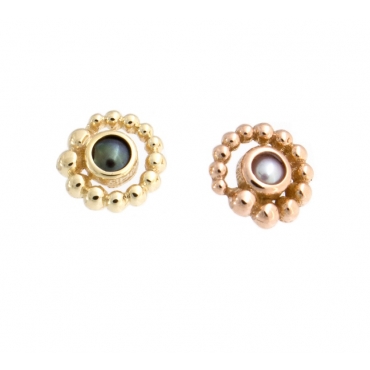 Bead Swirl with Bezel 0526-600