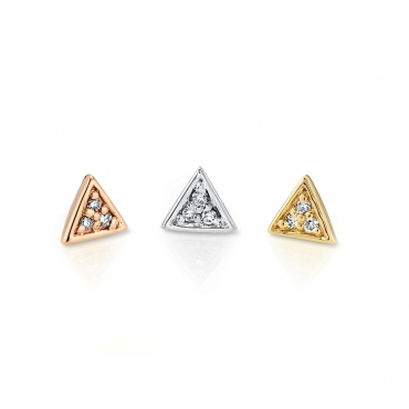 Micro Pave Triangle 0523