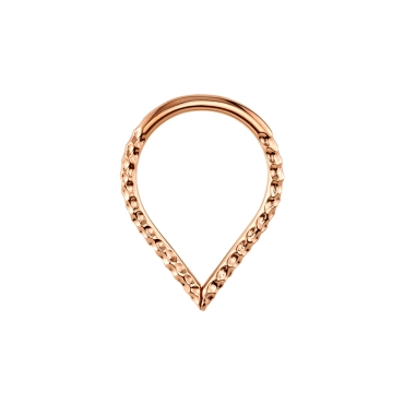 Hammered Teardrop Ring 36-1677