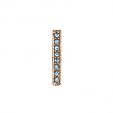 8 Gem Milgrain Strip 1739
