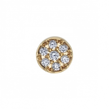 6mm Micro Pave Disc 0528-600