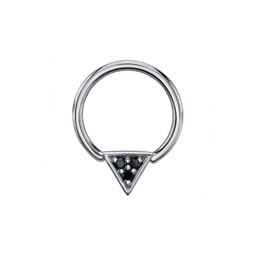 Micro Pave Triangle Ring 37-0523