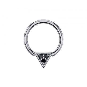 Micro Pave Triangle Ring 37-0523