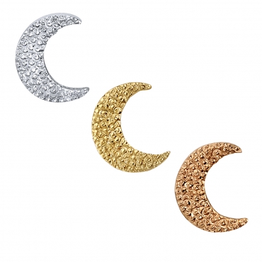 Pave Crescent Moon 0091-P