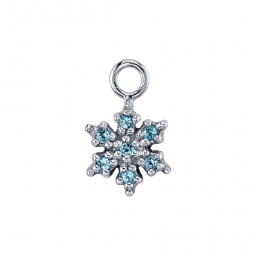 Micro Pave Snowflake Charm 03-0707
