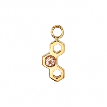 7mm Honeycomb Charm 03-1338