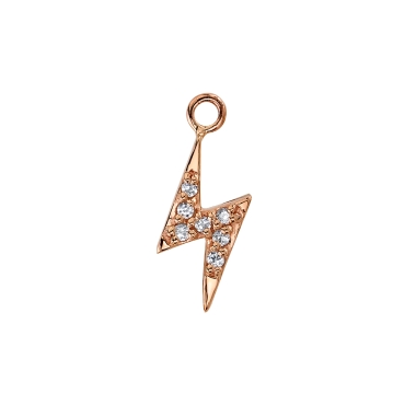 Micro Pave Lightning Bolt Charm 03-1366