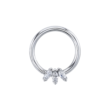 Marquise fan ring 37-0509