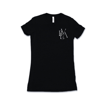 WOMEN'S MONOGRAM TSHIRT - BLACK APPAREL7