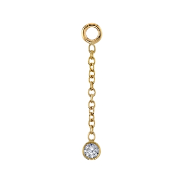 Bezel Dangle Charm 03-1200