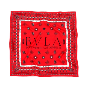 RED SILK SCARF MERCH-014