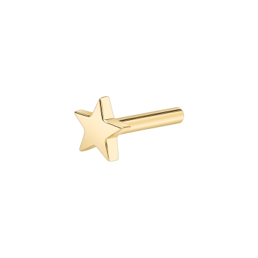 FLAT STAR LABRET POST 06-0005