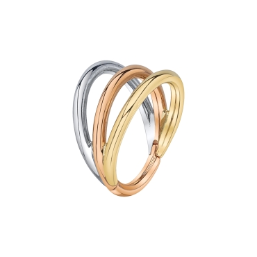 TRI-TONE TRIPLE ILLUSION RING 36-3957