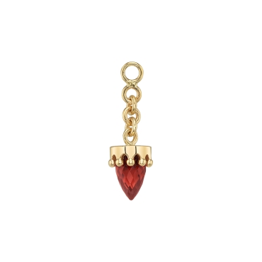CABOCHON CROWN BULLET CHARM 03-2913