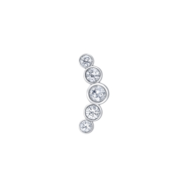 5 GEM GRADUATING CURVED BEZEL CLUSTER 2237-1400