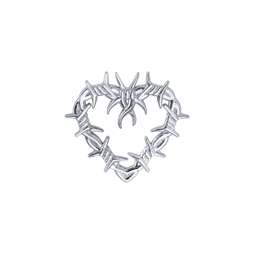 11MM BARBED WIRED HEART 3194-1100