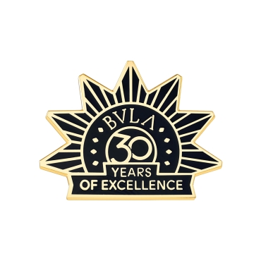 30TH ANNIVERSARY STARBURST LAPEL PIN MERCH-209