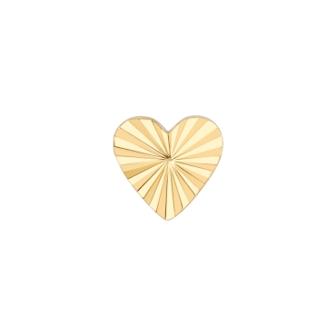 DIAMOND CUT HEART 4MM 3471-400
