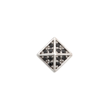6mm Micro Pave Square Pyramid 0708-600